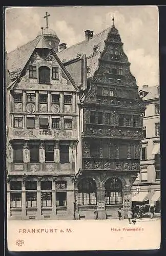 AK Alt-Frankfurt, am Haus Frauenstein
