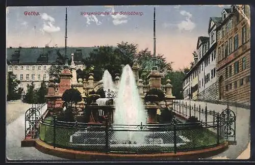 AK Gotha, Wasserkünste am Schlossberg