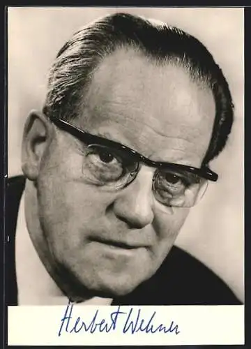AK Portrait Herbert Wehner, Mitglied des SPD-Präsidiums