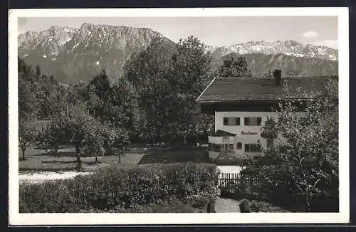 AK Oberaudorf-Reisach, Gasthaus Hansenbauer
