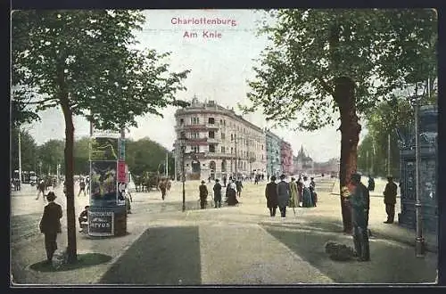 AK Berlin-Charlottenburg, Partie am Knie