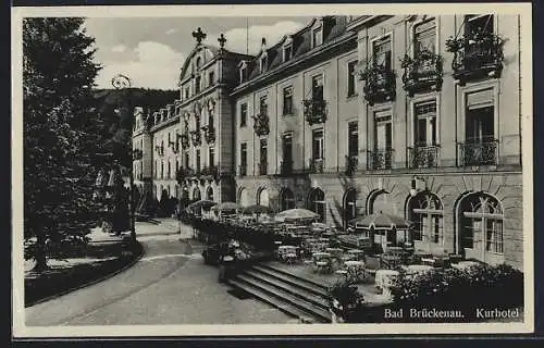 AK Bad Brückenau, Terrassencafé vom Kurhotel