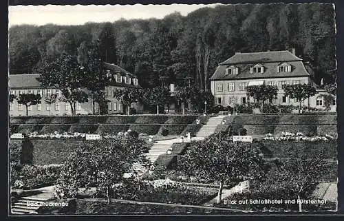 AK Bad Brückenau, Blick auf Schlosshotel u. Fürstenhof