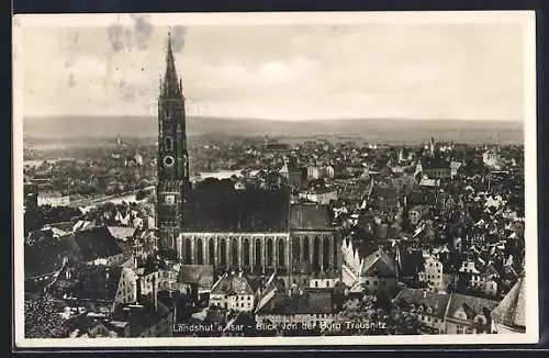 AK Landshut /Isar, Blick von der Burg Trausnitz