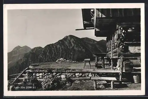 AK Auer-Alm, Blick gegen Kampen und Ross-Buchstein