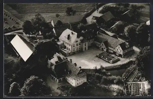 AK Hermes, Pension Hauseis aus der Vogelperspektive gesehen