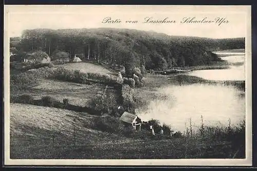 AK Lassahn, Partie vom Lassahner Schaalsee-Ufer