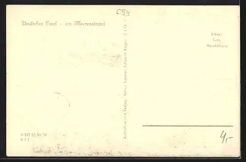 AK Lohme /Rg., Strand mit Promenade