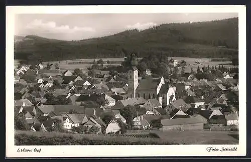 AK Eslarn /Opf., Teilansicht mit Kirche