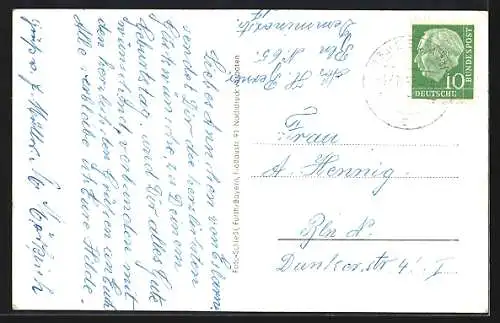 AK Eslarn /Opf., Teilansicht mit Kirche