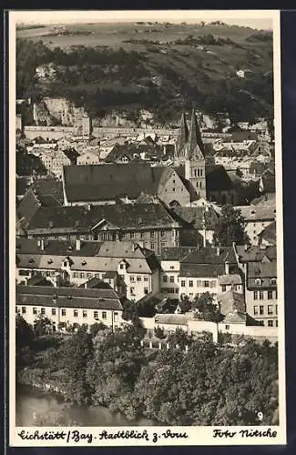 AK Eichstätt /Bay., Teilansicht mit Dom