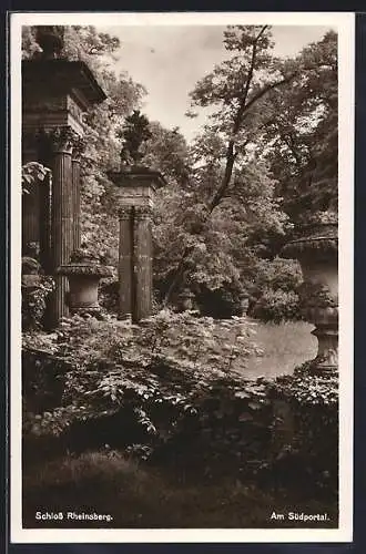 AK Rheinsberg, Schloss Rheinberg, Am Südportal