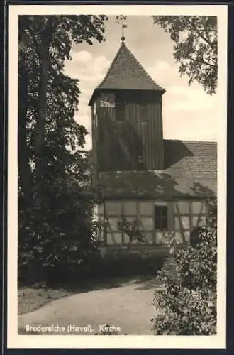 AK Bredereiche /Havel, Weg zur Kirche