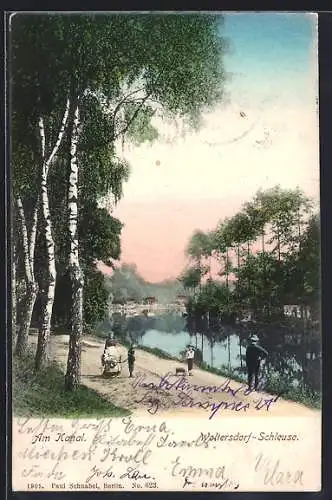 AK Woltersdorf, Schleuse, Am Kanal