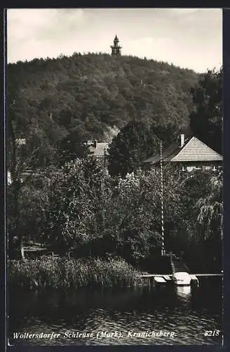 AK Woltersdorf /Mark, Woltersdorfer Schleuse, Kranichsberg