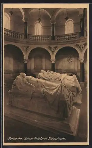 AK Potsdam, Kaiser Friedrich-Mausoleum, Innenansicht