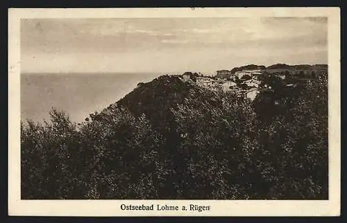 AK Lohme a. Rügen, Ostseebad, Teilansicht