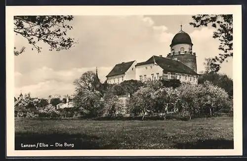 AK Lenzen / Elbe, Die Burg