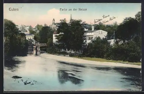 AK Guben, Partie an der Neisse