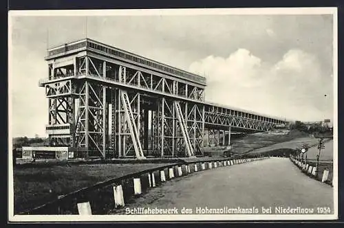 AK Niederfinow, Schiffshebewerk des Hohenzollernkanals