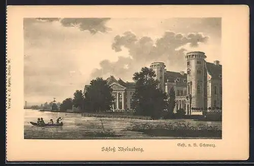 AK Rheinsberg, Blick zum Schloss