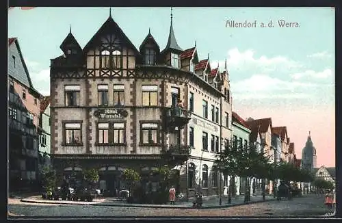 AK Allendorf / Werra, Hotel Werratal von H. Riethmüller