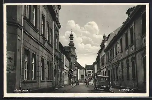 AK Meuselwitz / Thür., Hotel in der Weststrasse