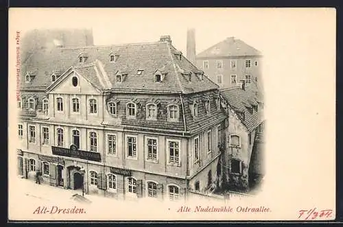 AK Dresden, Alte Nudelmühle Ostraallee