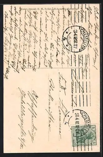 AK Draisdorf / Sa., Gasthof Draisdorf, Bes. R. Streller, Innenansicht