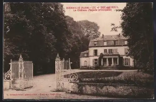 AK Dienville, Le Château, facade principale