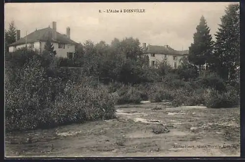 AK Dienville, L`Aube et les maisons environnantes