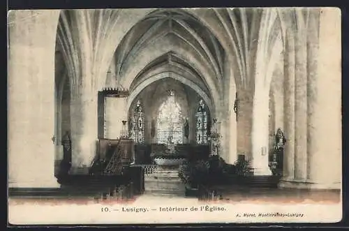 AK Lusigny, Intérieur de l`Église