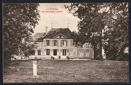 AK Géraudot, Le Château de Géraudot, Aube