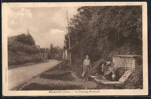 AK Dienville, La Fontaine Montreuil