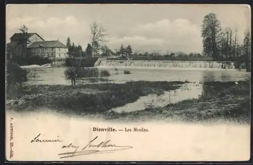 AK Dienville, Les Moulins et la rivière adjacente