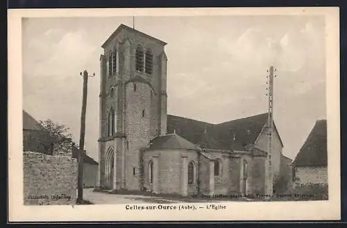 AK Celles-sur-Ource, L`Église