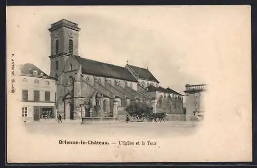AK Brienne-le-Château, L`Église et la Tour