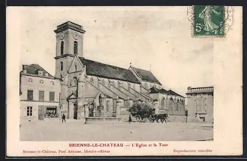 AK Brienne-le-Château, L`Église et la Tour