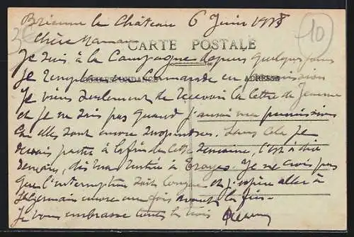 AK Brienne-le-Château, Le Château, Facade principale