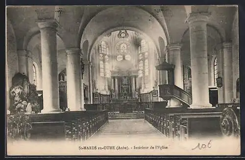 AK St-Mards-en-Othe, Intérieur de l`église
