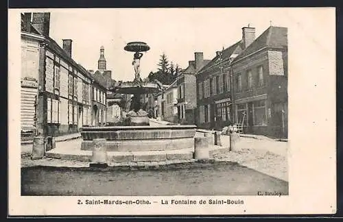 AK Saint-Mards-en-Othe, La Fontaine de Saint-Bouin