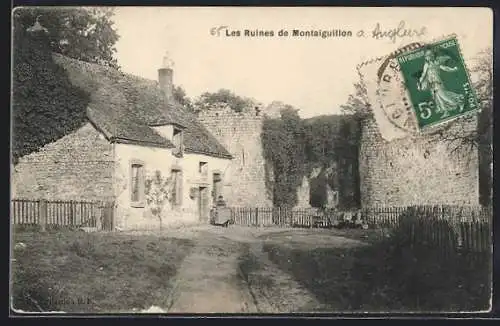AK Montaiguillon, Les Ruines de Montaiguillon à Anglure