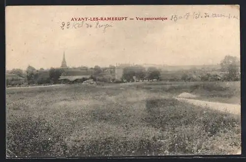 AK Avant-lès-Ramerupt, Vue panoramique du village
