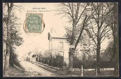 AK Arcis-sur-Aube, Rue du Cap, Maison Clivot