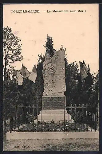 AK Torcy-le-Grand, Le Monument aux Morts