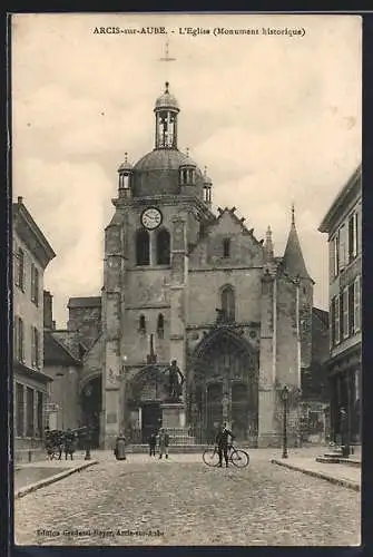 AK Arcis-sur-Aube, L`Église, Monument historique