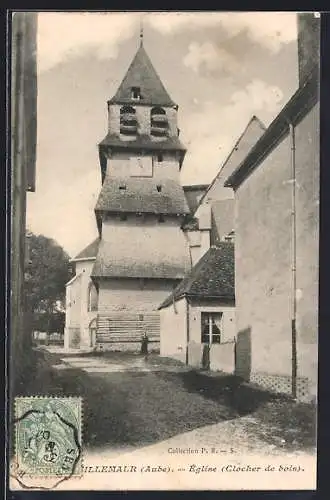 AK Villemaur, Église, Clocher de bois