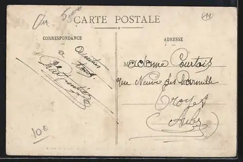 AK Jessains, Pont sur l`Aube de Traînées à Jessains