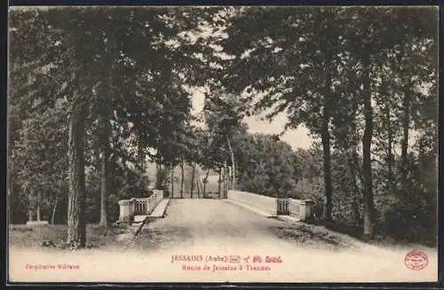 AK Jessains, Route de Jessains à Trannes