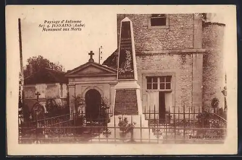 AK Jessains, Monument aux Morts